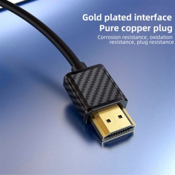 Фото - Кабель HDMI Earldom HDMI-HDMI ET-W24 4K/5M Black (HD-000008)